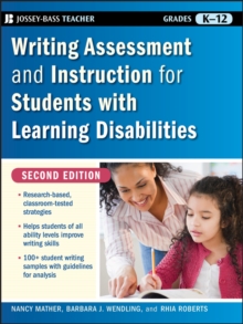 Image for Writing Assessment and Instruction for Students with Learning Disabilities