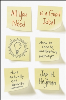 All You Need is a Good Idea!