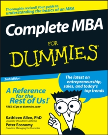 Image for Complete MBA for dummies.