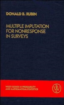 Image for Multiple imputation for nonresponse in surveys