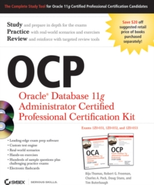 Image for OCP Oracle Database 11g Administrator Certified Professional Certification kit  : exams 1Z0-051, 1Z0-052, and 1Z0-053