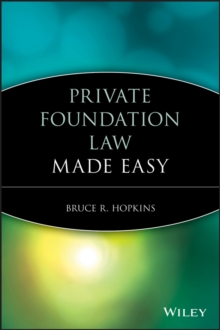 Image for Private foundation law made easy