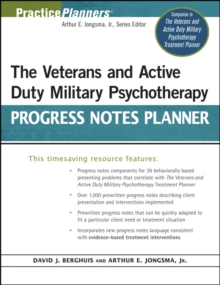 Image for The Veterans and Active Duty Military Psychotherapy Progress Notes Planner