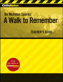Image for CliffsNotes on Nicholas Sparks' A Walk to Remember