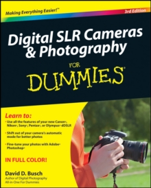 Image for Digital SLR Cameras and Photography For Dummies