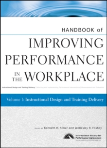 Image for Handbook of Improving Performance in the Workplace.. Volume 1 Instructional Design and Training Delivery