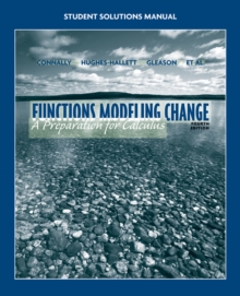 Image for Student solutions manual to accompany Functions modeling change
