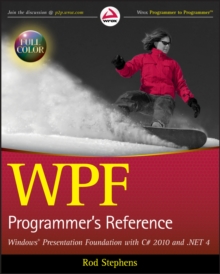 Image for WPF programmer's reference: windows presentation foundation with C 2010 and .NET 4