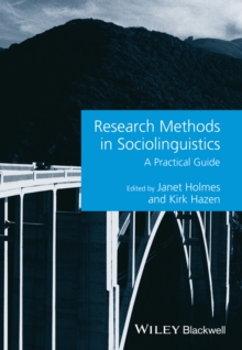 Image for Research methods in sociolinguistics  : a practical guide