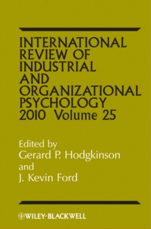 Image for International Review of Industrial and Organizational Psychology 2010, Volume 25