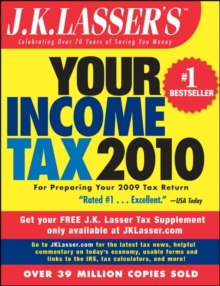 Image for J.K. Lasser's Your Income Tax 2010: For Preparing Your 2009 Tax Return