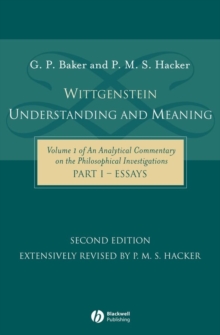 Image for Wittgenstein: understanding and meaning