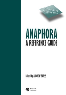 Image for Anaphora: a reference guide