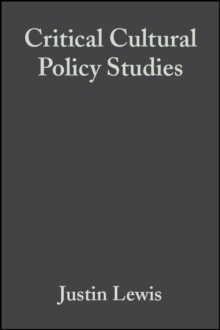 Image for Critical cultural policy studies