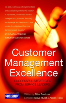 Image for Customer management excellence  : successful strategies from service