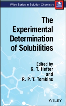 Image for The experimental determination of solubilities