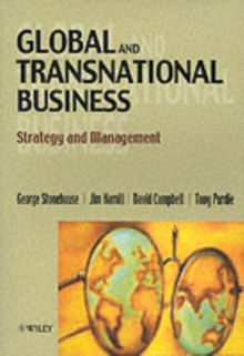 Image for Global and Transnational Business: Strategy and Management