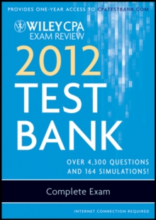 Image for Wiley CPA Exam Review 2012 Test Bank 1 Year Access