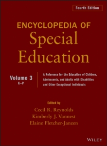 Image for Encyclopedia of Special Education, Volume 3