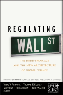 Image for Regulating Wall Street: The New Architecture of Global Finance