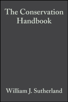 Image for The conservation handbook: research, management and policy