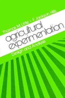 Image for Agricultural Experimentation : Design and Analysis
