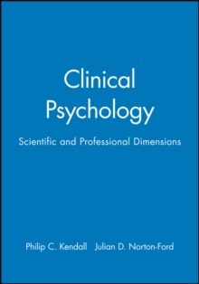 Image for Clinical Psychology : Scientific and Professional Dimensions