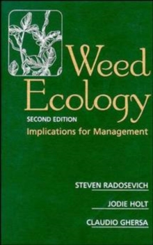 Image for Weed Ecology