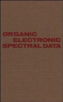 Image for Organic Electronic Spectral Data, Volume 31, 1989