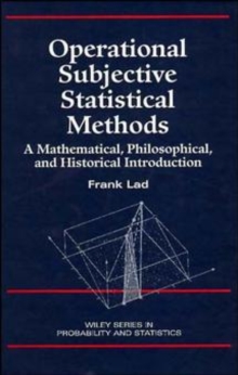 Image for Operational Subjective Statistical Methods