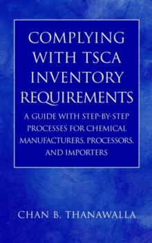 Image for Complying with TSCA Inventory Requirements