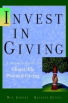 Image for Invest in charity: a donor's guide to charitable giving