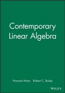 Image for MAPLE Technology Resource Manual to accompany Contemporary Linear Algebra