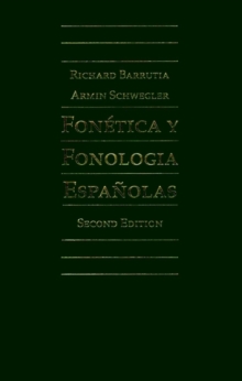 Image for Fonetica y Fonologia Espanolas