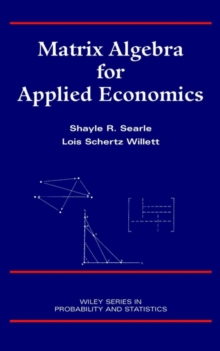 Matrix Algebra for Applied Economics