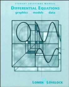 Image for Student Solutions Manual to accompany Differential Equations: Graphics, Models, Data
