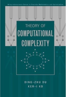 Image for Theory of Computational Complexity