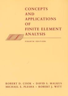 Image for Concepts and applications of finite element analysis