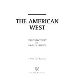 Image for Making of the American West: people and perspectives