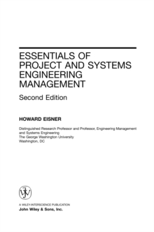Image for Essentials of project and systems engineering management