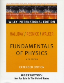 Image for Wie Fundamentals of Physics