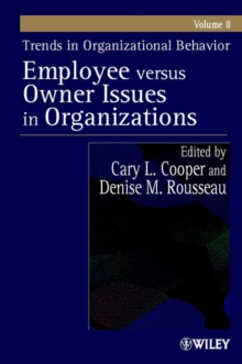 Image for Trends in Organizational Behavior, Volume 8