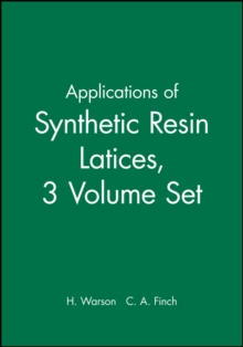 Applications of Synthetic Resin Latices
