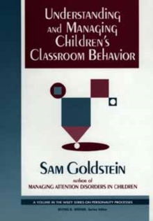 Image for Understanding and Managing Children's Classroom Behavior