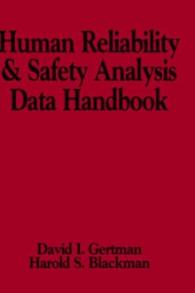 Image for Human Reliability and Safety Analysis Data Handbook