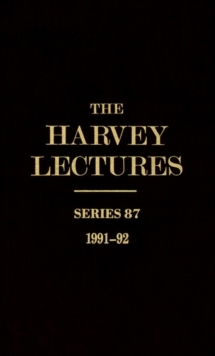 Image for The Harvey Lectures Series 87, 1991-1992