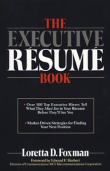 Image for The Executive Resume Book