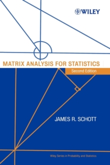Image for Matrix Analysis for Statistics