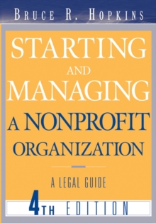 Image for Starting and managing a nonprofit organization  : a legal guide