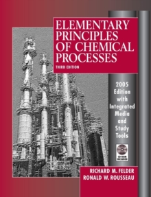 Image for Elementary Principles of Chemical Processes